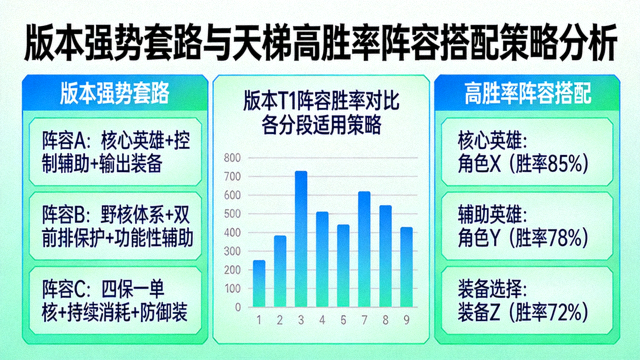 版本强势套路与天梯高胜率阵容搭配策略分析画面